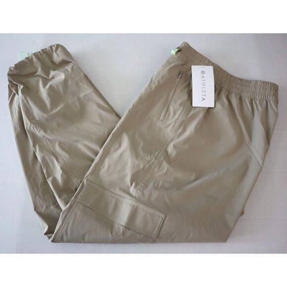 Athleta 463948-00-2 Women's Sz M Oak/Beige Cascade Cargo Poplin Pants - Picture 12 of 13